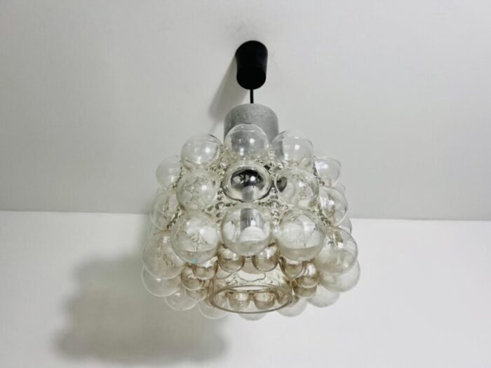 bubble glass pendant lamp by helena tynell for glashutte limburg 1960s 8563