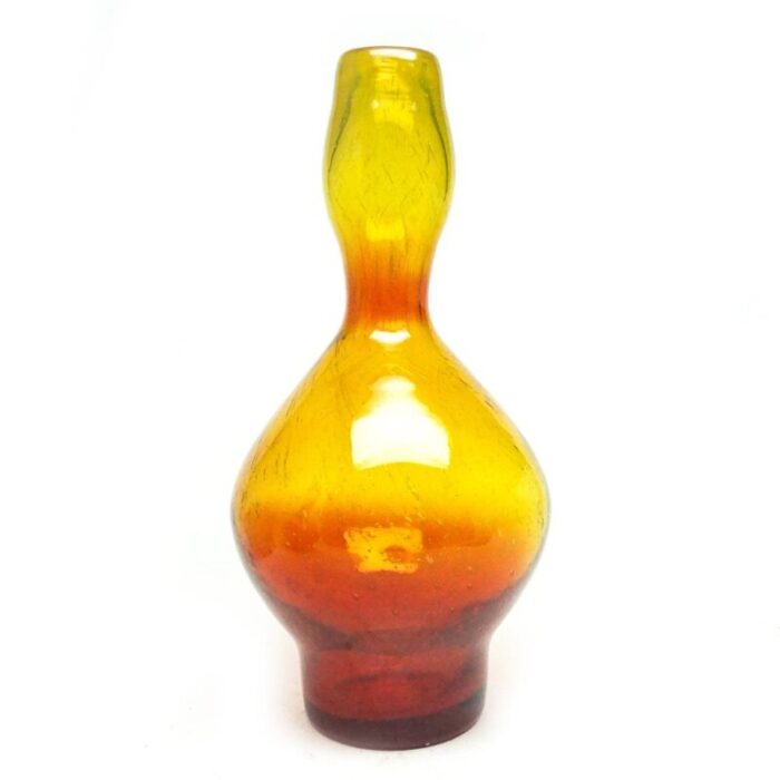 bumblebee vase by zbigniew horbowy for sudety glassworks 1970s 1