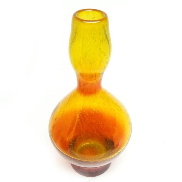 bumblebee vase by zbigniew horbowy for sudety glassworks 1970s 4