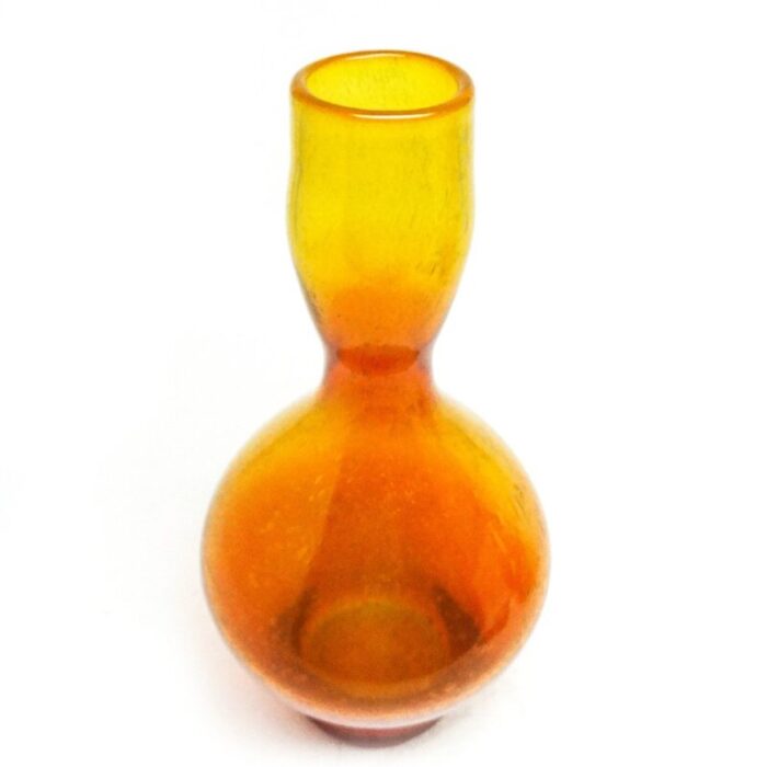 bumblebee vase by zbigniew horbowy for sudety glassworks 1970s 5 1