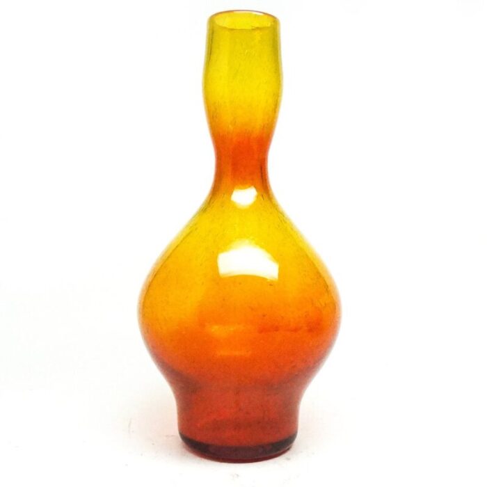 bumblebee vase by zbigniew horbowy for sudety glassworks 1970s 8 1