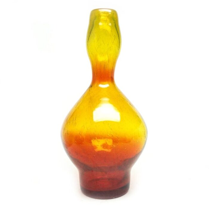 bumblebee vase by zbigniew horbowy for sudety glassworks 1970s 8