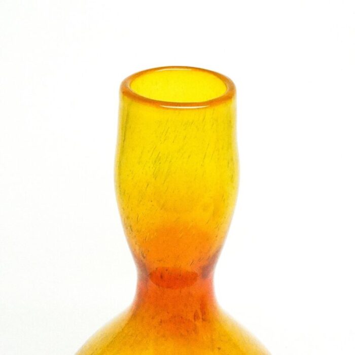 bumblebee vase by zbigniew horbowy for sudety glassworks 1970s 9