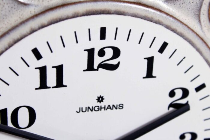 ceramic clock from junghans 1960s 10