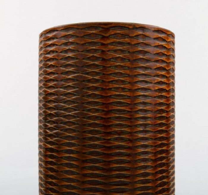 ceramic domino vase attributed to stig lindberg for gustavsberg 1950s 1960s 3