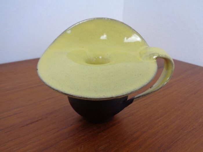 ceramic vase bowl by inge boettger for bkw keramik 1960s set of 2 6