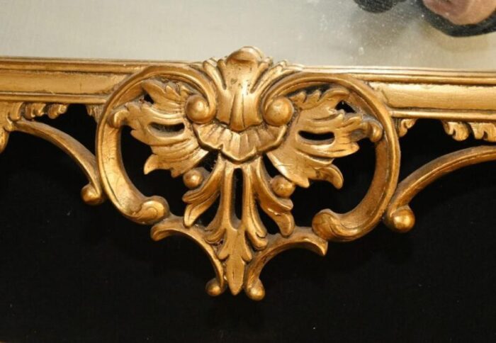 chippendale rococo giltwood mantle mirror 6