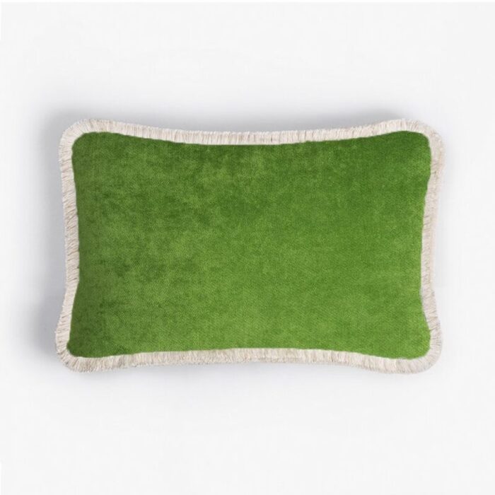 christmas happy pillow in green and white from lo decor 2