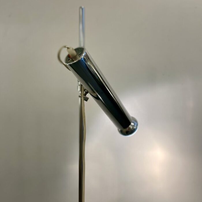 chromed floor lamp 1960s 5379