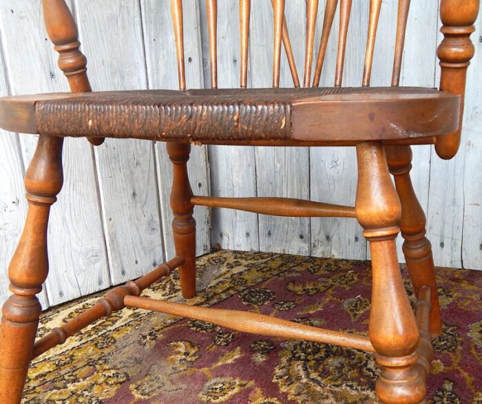 circa 1910 karpen brothers back braced windsor chairs set of 2 6622