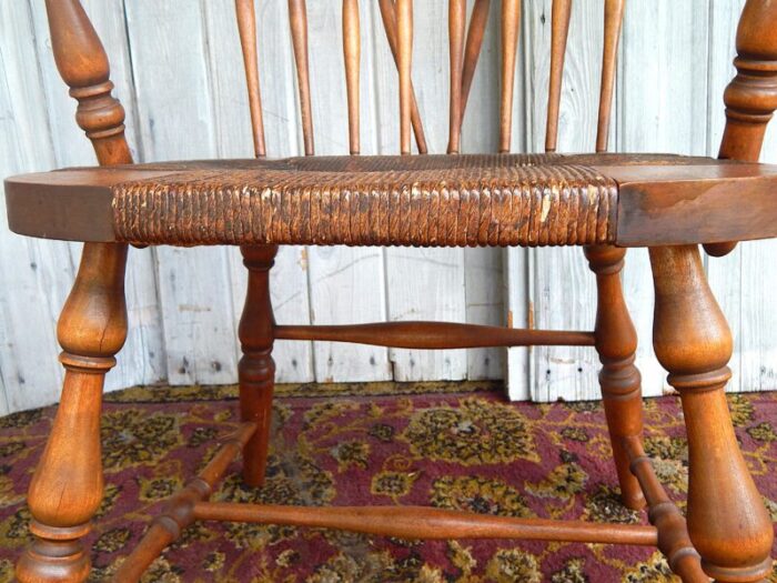 circa 1910 karpen brothers back braced windsor chairs set of 2 6802