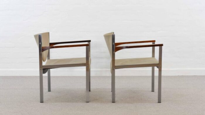 club chairs model 206 from lubke 1960s set of 2 5831