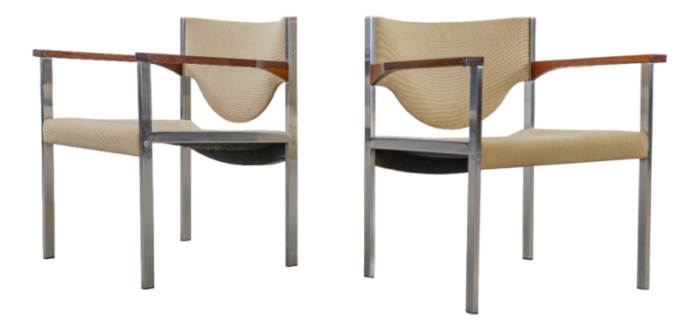 club chairs model 206 from lubke 1960s set of 2 7660