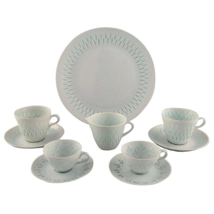 coffee cups with saucers by friedl holzer kjellberg for arabia set of 10 1