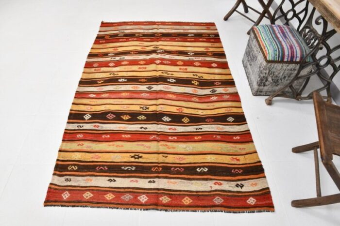 country and farmhouse kilim rug 1960s 1