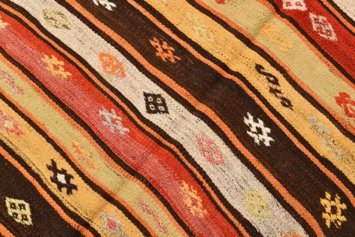 country and farmhouse kilim rug 1960s 7