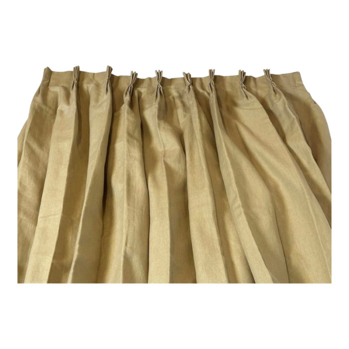 custom rogers and goffigon linen curtains lined and interlined 2 pairs 6541