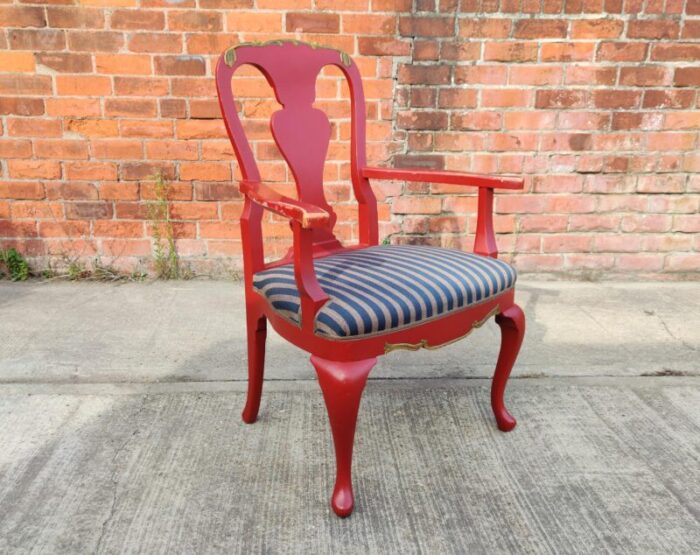 danish lacquer and gilt baroque armchairs from kastellet copenhagen 19th century set of 2 8908