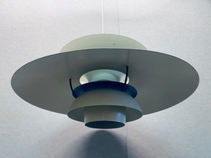 danish ph5 hanging lamp by poul henningsen for louis poulsen 1980s 5942