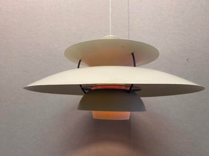 danish ph5 hanging lamp by poul henningsen for louis poulsen 1980s 8327