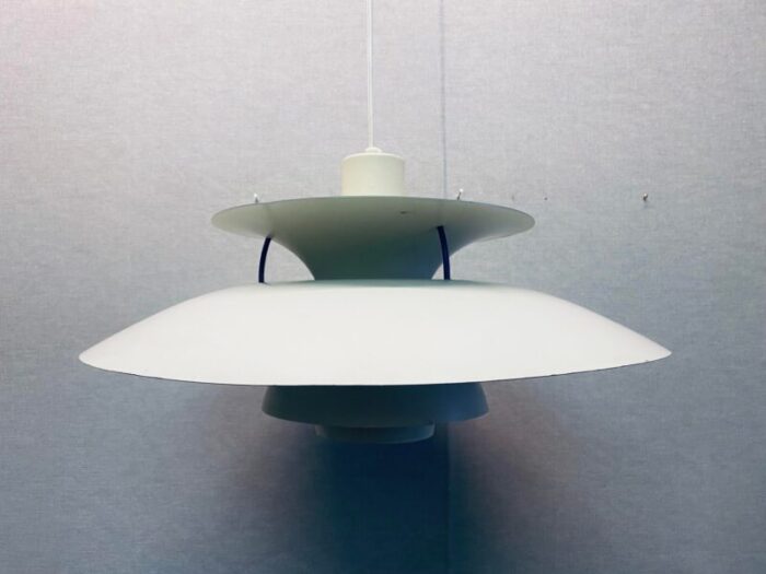 danish ph5 hanging lamp by poul henningsen for louis poulsen 1980s 9875