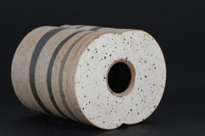 danish sculptural stoneware vase by richard manz 1960s 4