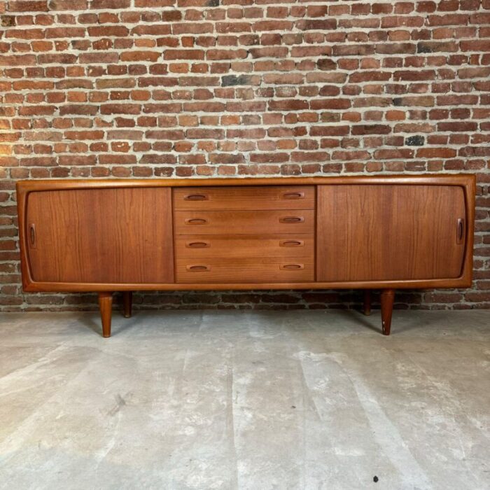 danish sideboard in teak from hp hansen 1960 0024