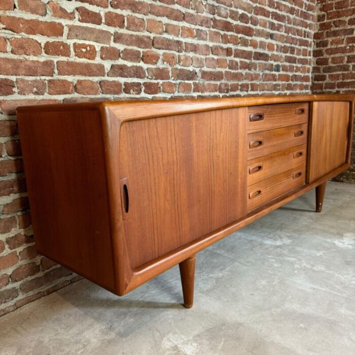 danish sideboard in teak from hp hansen 1960 4131