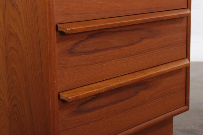 danish teak chest of drawers from gasvig mbler 1960s 0877