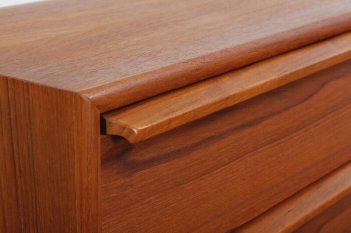 danish teak chest of drawers from gasvig mbler 1960s 2822