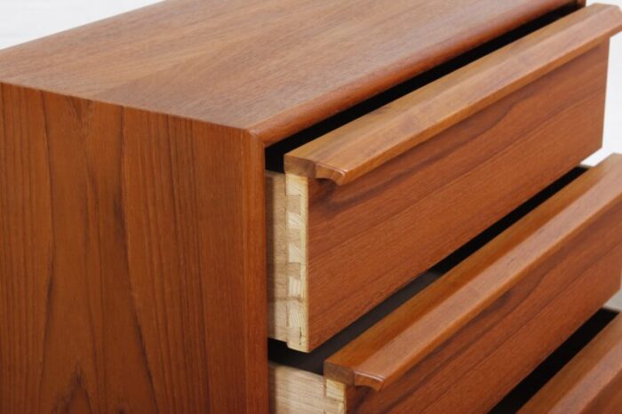 danish teak chest of drawers from gasvig mbler 1960s 5992