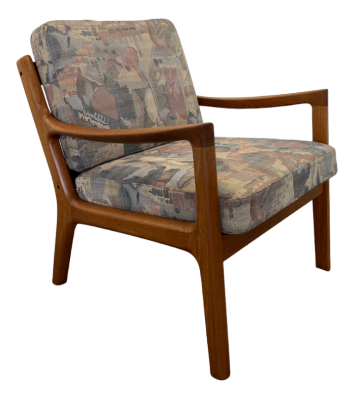 danish teak senator lounge chair by ole wanscher for cado 1960s 6593