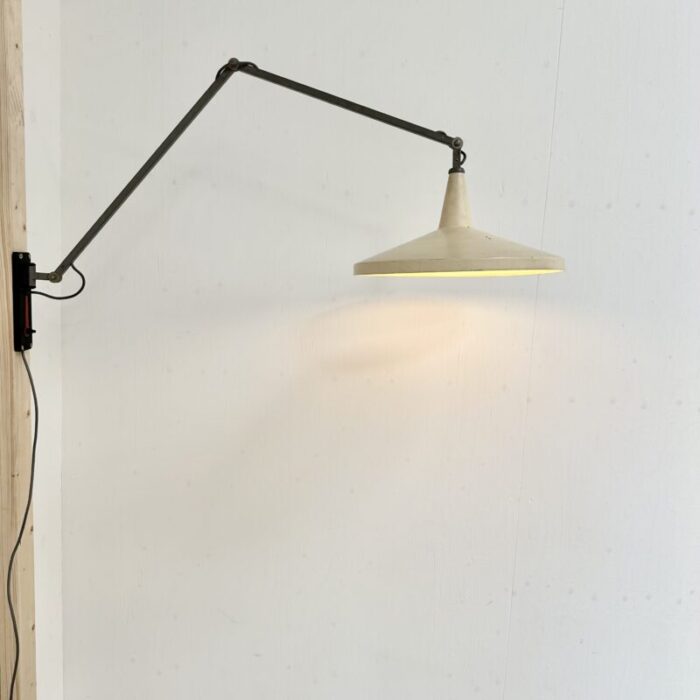 dutch panama wall lamp by rietveld for gispen 1950s 0726