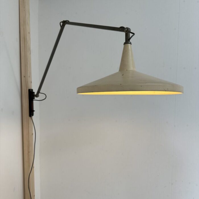 dutch panama wall lamp by rietveld for gispen 1950s 1229