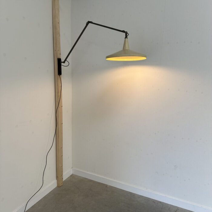 dutch panama wall lamp by rietveld for gispen 1950s 3147