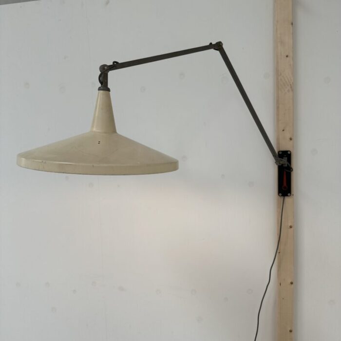 dutch panama wall lamp by rietveld for gispen 1950s 9411