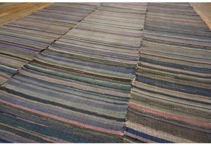 early 20th century american shaker rag rug 2969