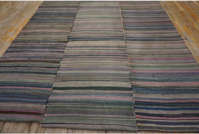 early 20th century american shaker rag rug 8625