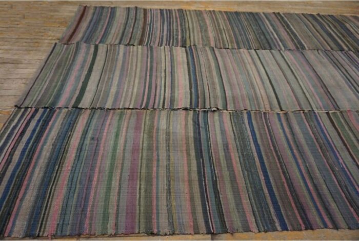 early 20th century american shaker rag rug 9431