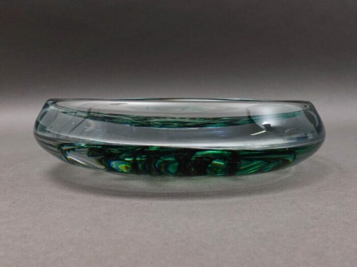 edward hald orrefors 1954 graal fish art glass bowl sweden 1883 1980 8739