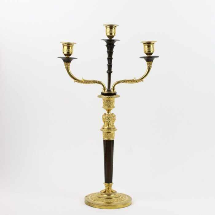 empire candleholders with caryatids a la grecque 19th century set of 2 8