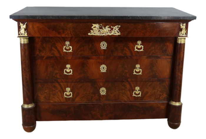 empire commode in wood 6312