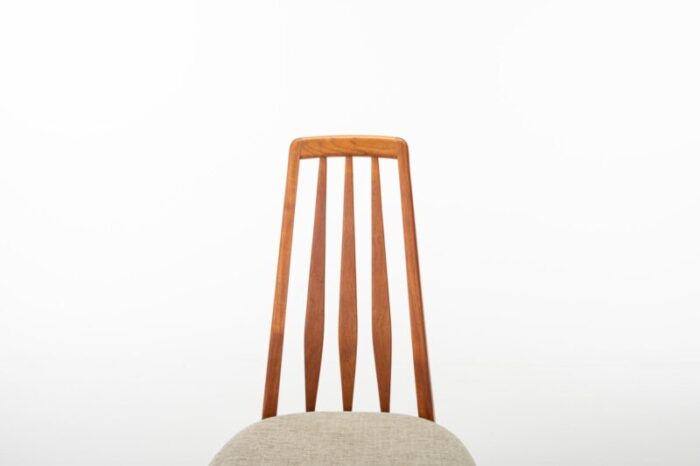 eva dining chairs by niels koefoed for koefoeds hornslet 1960s set of 6 8903