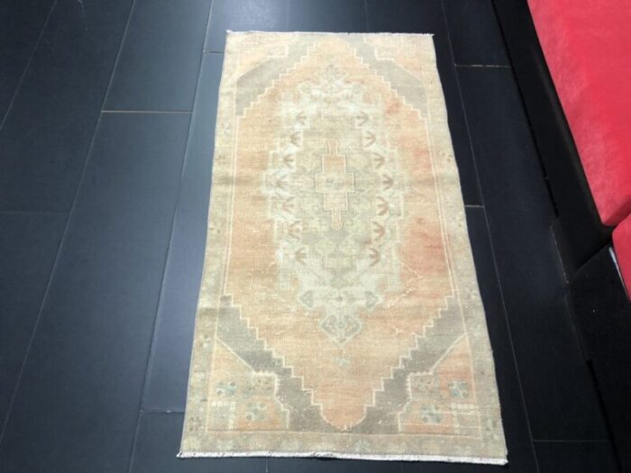 faded oushak area rug 1