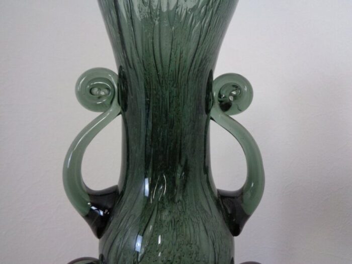 filigree italian glass vase 1960s 6