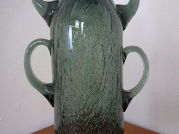 filigree italian glass vase 1960s 7