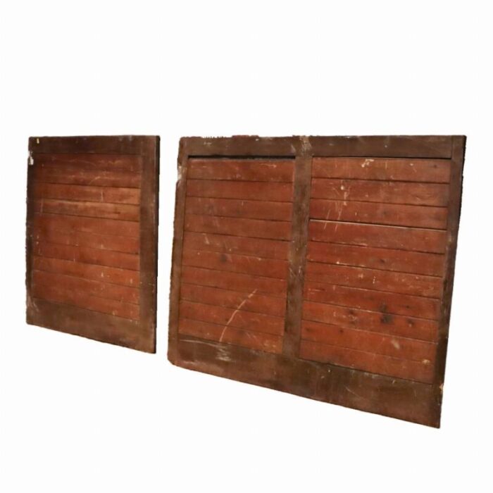 five french rustic wooden panels 19th century possibly from a barn 1367