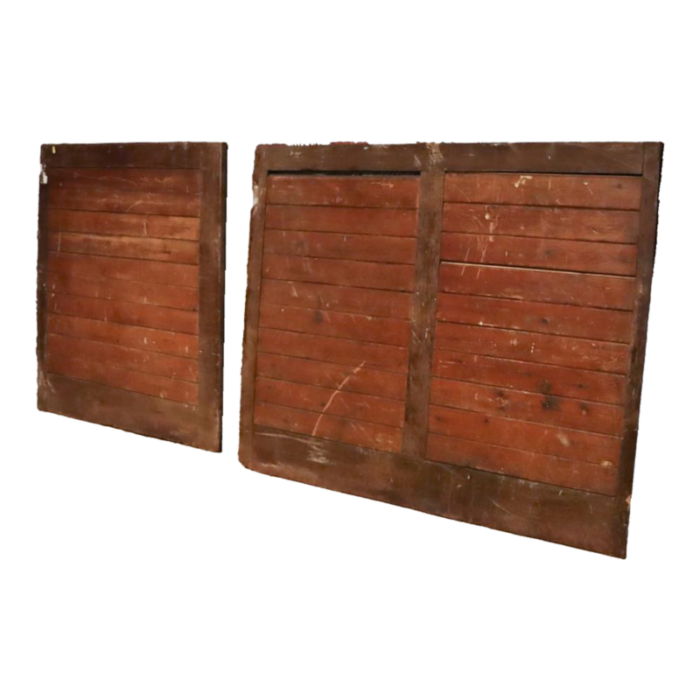 five french rustic wooden panels 19th century possibly from a barn 3377