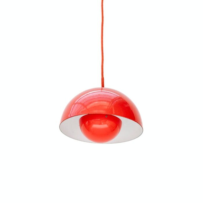 flower pot pendant lamp by verner panton for louis poulsen denmark 1960s 2953