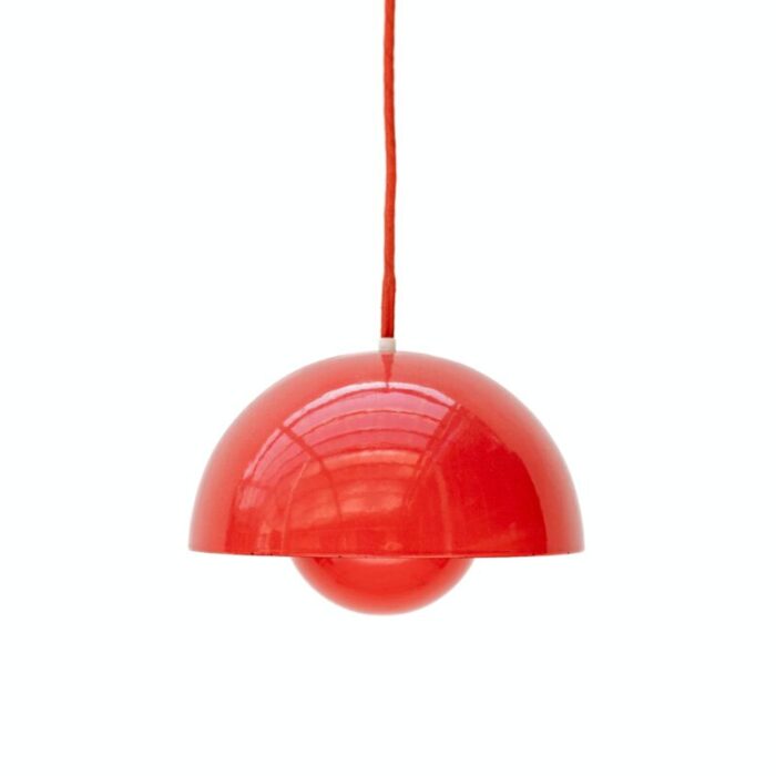 flower pot pendant lamp by verner panton for louis poulsen denmark 1960s 4234